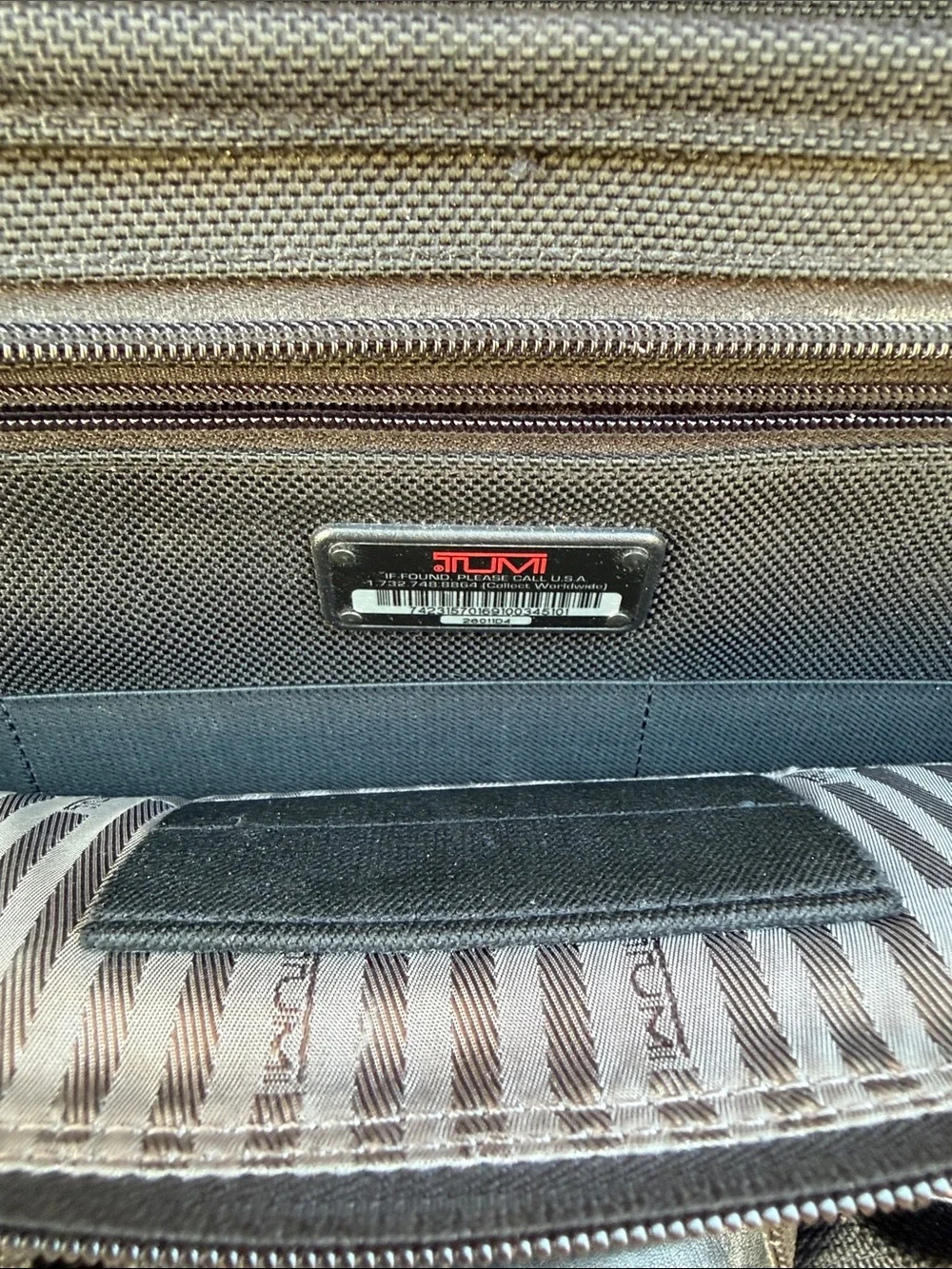 Tumi Large 17” Briefcase with Shoulder Strap